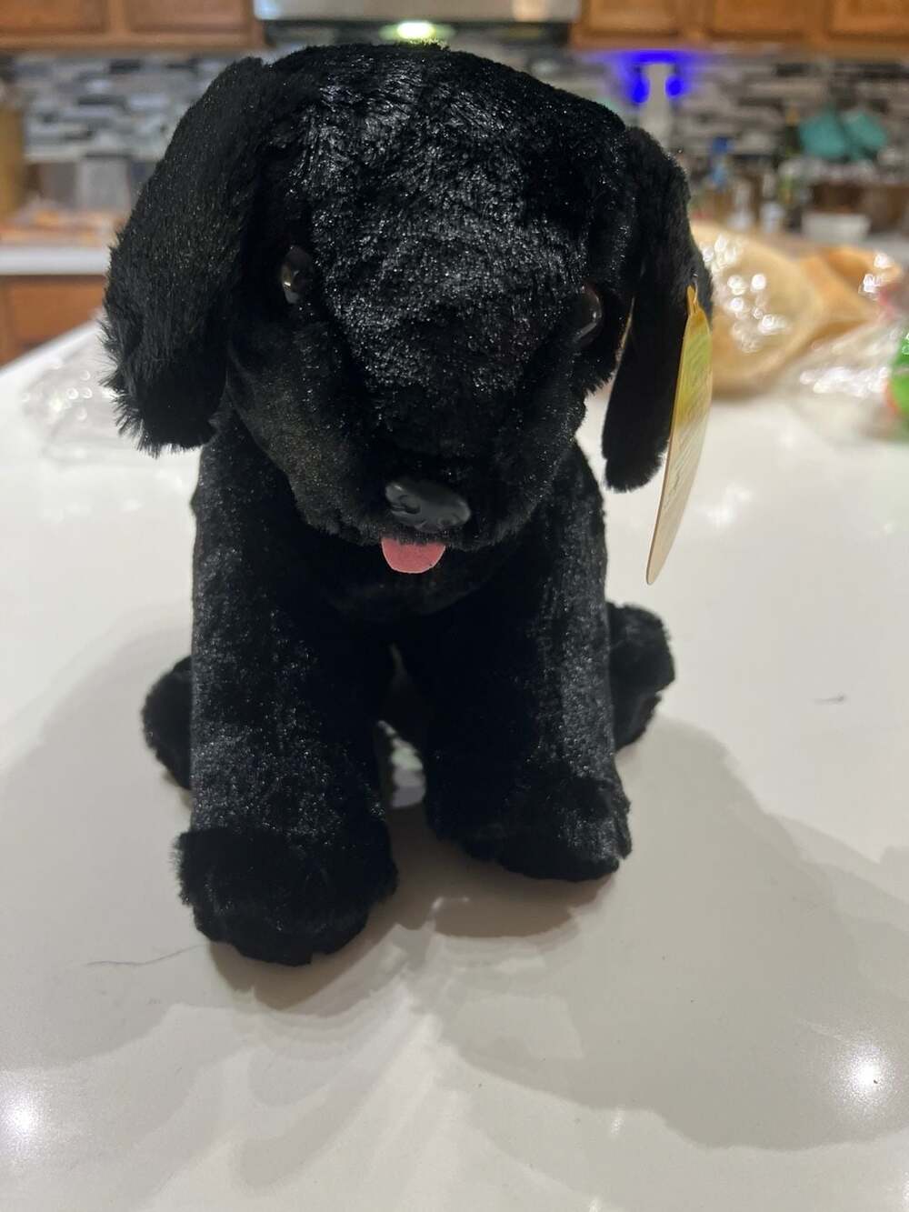 Melissa & Doug Benson Black Lab Puppy Plush Stuffed Animal with Tag